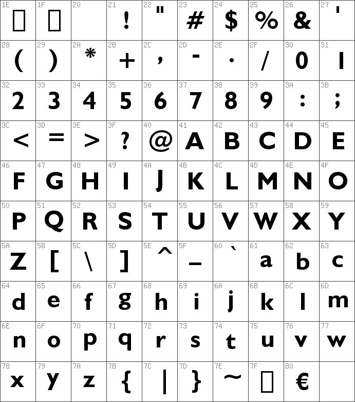 humanist typeface serif